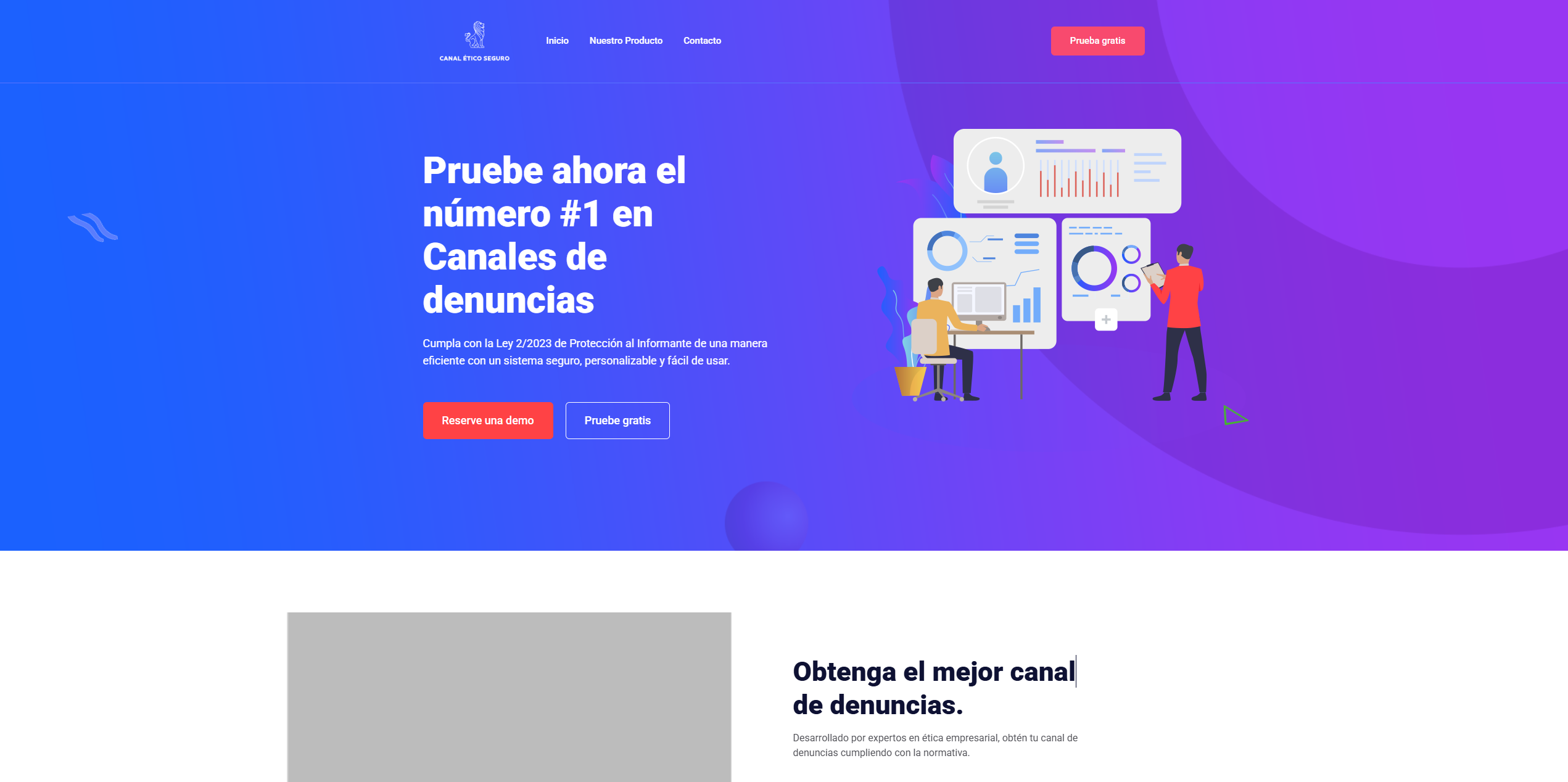 Web para la creación de canales éticos para empresas